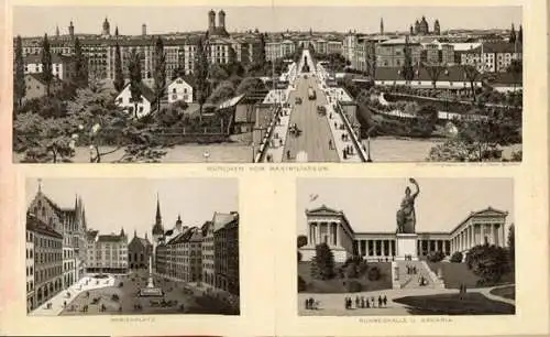 Album mit 8 Lithos von München