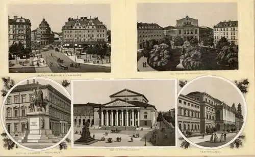 Album mit 8 Lithos von München