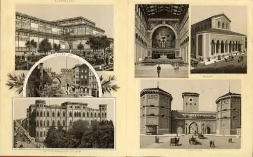 Album mit 8 Lithos von München