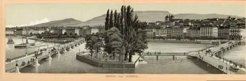 Album mit 18 Lithos Ak Genève Genf Schweiz