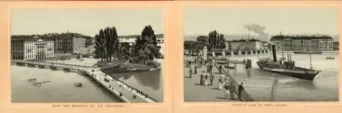 Album mit 18 Lithos Ak Genève Genf Schweiz