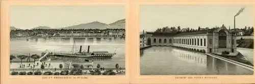 Album mit 18 Lithos Ak Genève Genf Schweiz
