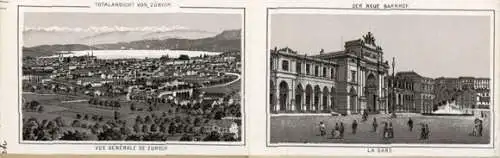 Album von Zürich und Umgegend mit 10 Lithos 