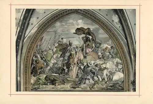 Album mit 12 AK Aachen Rathaus 