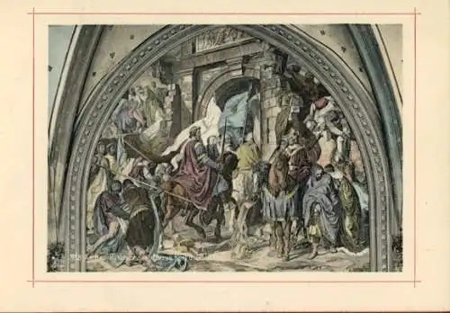 Album mit 12 AK Aachen Rathaus 