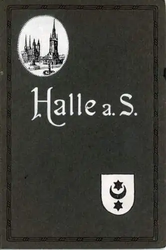 kleines Album mit 16 AK Halle a. S., Wappen