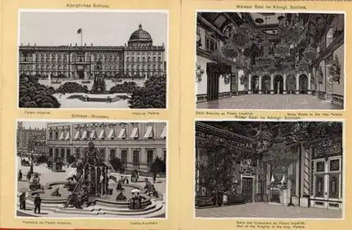 Album mit 24 Lithos " Berlin, Potsdam und Charlottenburg"