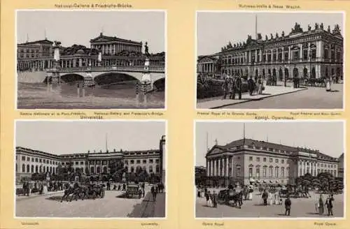 Album mit 24 Lithos " Berlin, Potsdam und Charlottenburg"