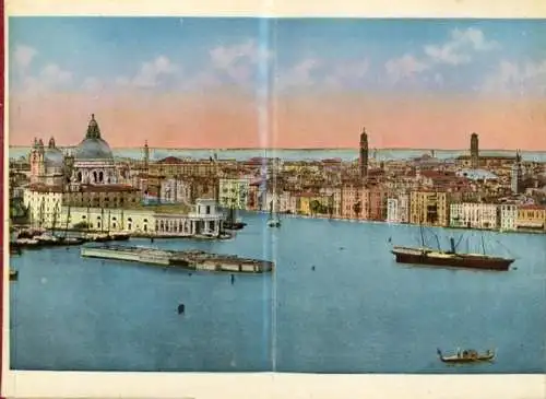 Album mit 27 Ansichten von Venezia Venedig Veneto, 1 Panorama