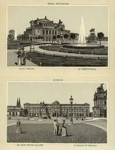 Album mit 14 Lithos von Dresden 