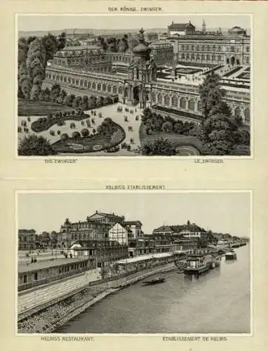 Album mit 14 Lithos von Dresden 