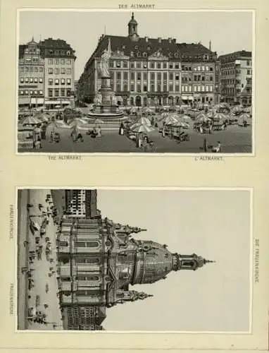 Album mit 14 Lithos von Dresden 