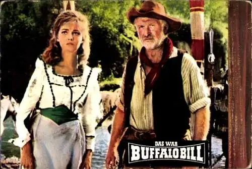 Ak Filmszene aus Das war Buffalo Bill, Schauspielerin Ingeborg Schöner, Mary