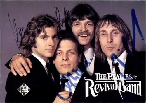 Ak Musikgruppe Beatles Revival Band, Gruppenfoto, Autogramme