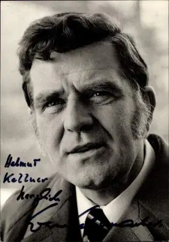 Ak Schauspieler Werner Schumacher, Portrait, Autogramm