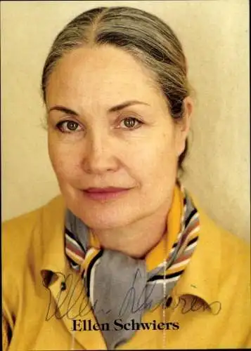 Ak Schauspielerin Ellen Schwiers, Portrait, Autogramm