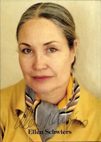 Ak Schauspielerin Ellen Schwiers, Portrait, Autogramm