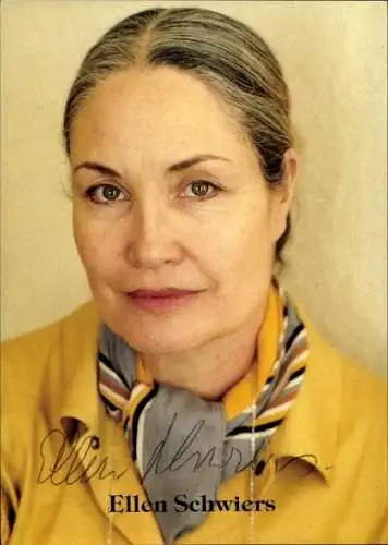 Ak Schauspielerin Ellen Schwiers, Portrait, Autogramm