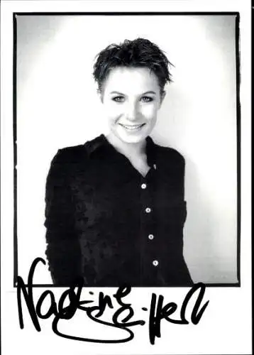 Ak Schauspielerin Nadine Seiffert, Portrait, Autogramm