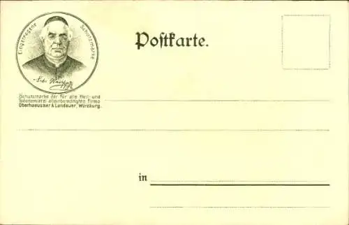 Litho Reklame, Pfarrer Kneipp's Magentrost, Wasserminze, Pfefferminze