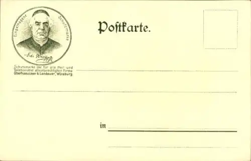 Litho Reklame, Pfarrer Kneipp Magentrost, Salbei, Johanniskraut