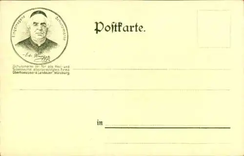 Litho Reklame, Pfarrer Kneipp Gesundheitstee, Waldmeister, Stiefmütterchen