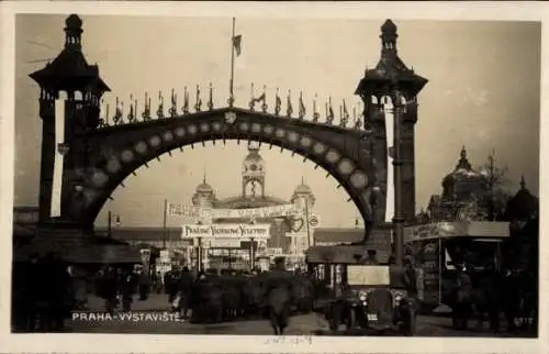 Foto Ak Prag Praha, Prager Mustermesse, Ausstellungsplatz