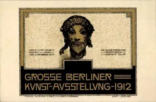 Künstler Ak Looschen, Hans, Große Berliner Kunstausstellung 1912