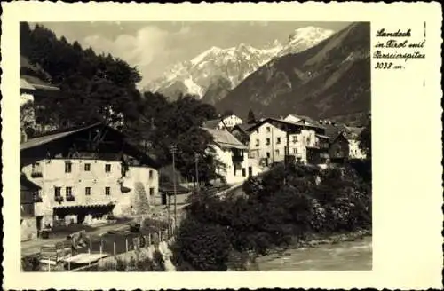 Ak Landeck in Tirol, Teilansicht, Parseierspitzen