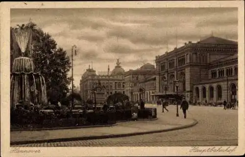 Ak Hannover in Niedersachsen, Hauptbahnhof