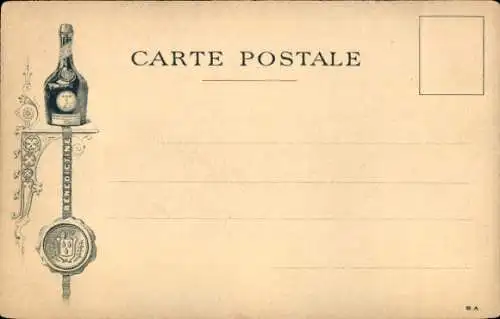 Litho Cite de Paris, Terrasse der Benediktiner in Fécamp