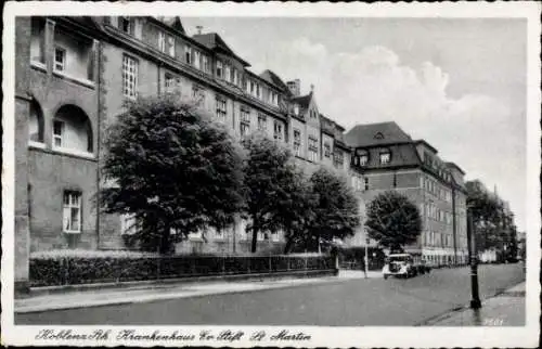 Ak Koblenz am Rhein, Krankenhaus evangelischer Stift St. Marten