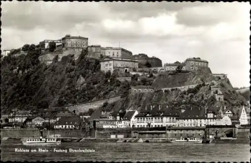 Ak Ehrenbreitstein Koblenz am Rhein, Festung