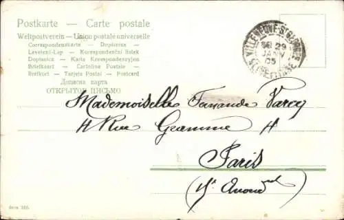 Ak Mann liefert zwei Babys in Kohlköpfen, Fotomontage