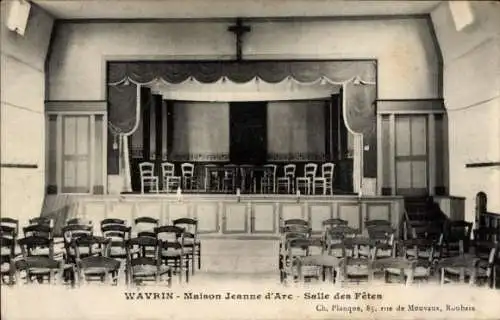 Ak Wavrin Nord, Festsaal, Maison Jeanne d’Arc