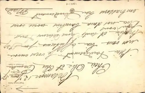 Künstler Ak Colombo, E., Kinder beim Eislaufen, Sturz