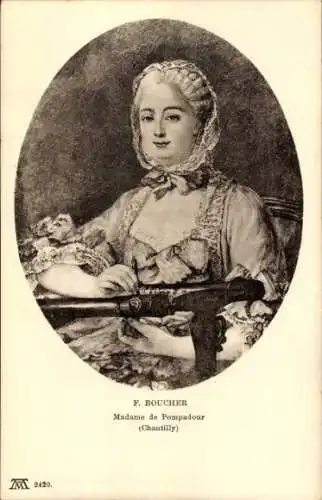 Künstler Ak Boucher, F., Madame de Pompadour, Porträt