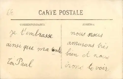 Ak Villers sur Mer Calvados, Garten Sainte Julie