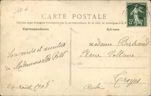 Ak Villers sur Mer Calvados, Rue de Foulens