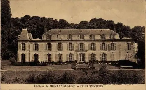 Ak Coulommiers Seine et Marne, Schloss Montanglaust