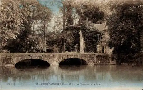 Ak Coulommiers Seine et Marne, les Capucins, Brücke