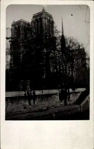 Foto Ak Paris IV Ile de la Cité, Kathedrale Notre-Dame