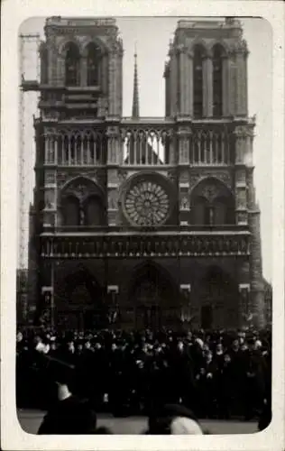 Foto Ak Paris IV Ile de la Cité, Kathedrale Notre-Dame