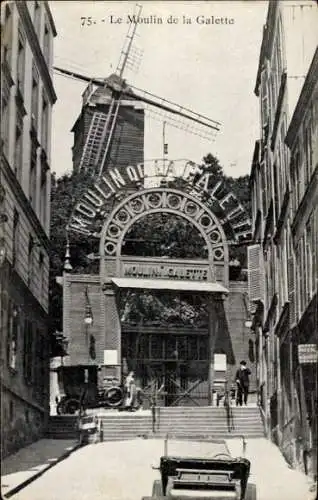 Ak Paris VI, Moulin de la Galette