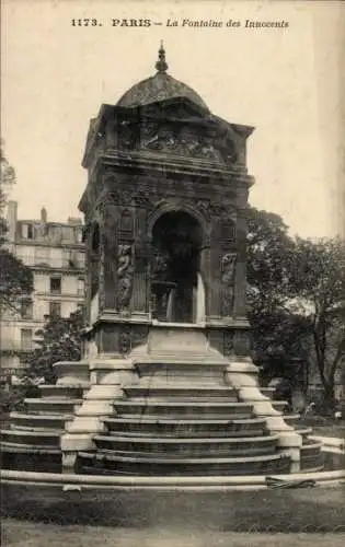 Ak Paris I Louvre, Der Brunnen der Unschuldigen