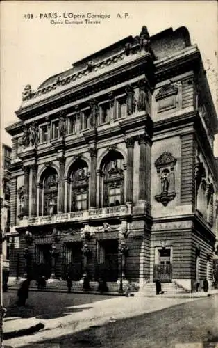 Ak Bourse de Paris II, Opéra-Comique-Theater