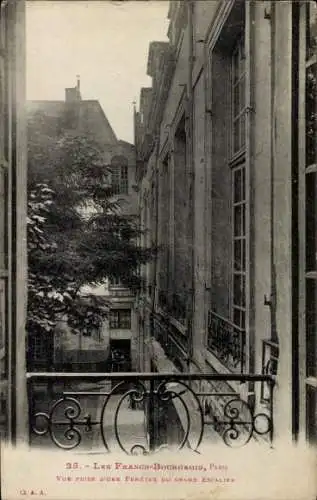 Ak Paris IV, Blick aus einem Fenster der Großen Treppe