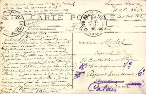 Ak Paris III, Eingang der Imprimiere Nationale, Rue Vieille du Temple