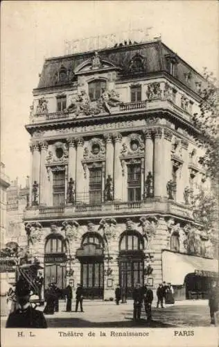 Ak Paris X., The Theatre de la Renaissance