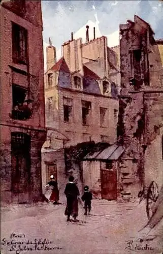 Künstler Ak Paris V., Eglise Saint Julien le Pauvre